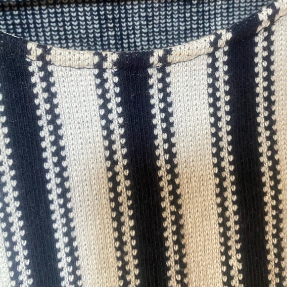 Theory Navy/White striped tank - Picture 8 of 9